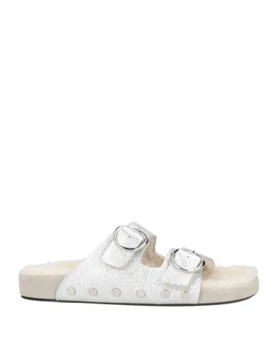 Isabel Marant Woman Sandals Silver Size 8 Bovine Leather