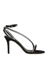 Isabel Marant Woman Sandals Silver Size 5.5 Goat Skin In Silver