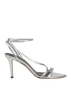 Isabel Marant Woman Sandals Silver Size 6 Leather In Silver