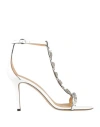 Isabel Marant 85mm Einari-gd Studded Leather Sandals In White