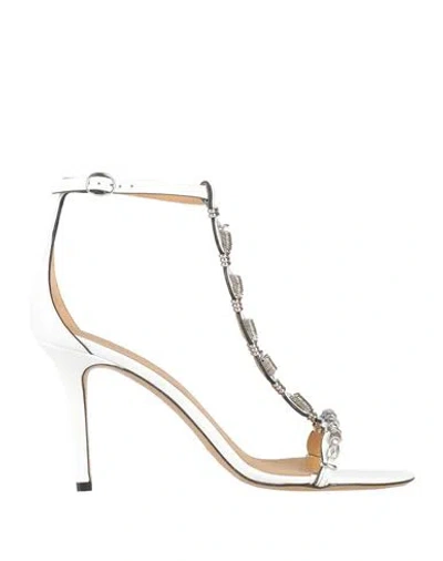 Isabel Marant Woman Sandals White Size 6.5 Cow Leather