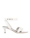 Isabel Marant Woman Sandals White Size 5 Lambskin In White