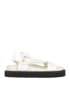 Isabel Marant Woman Sandals White Size 7 Leather In White