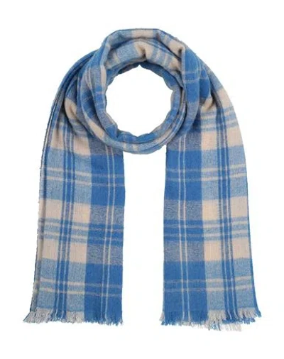 Isabel Marant Woman Scarf Azure Size - Wool, Cashmere In Blue