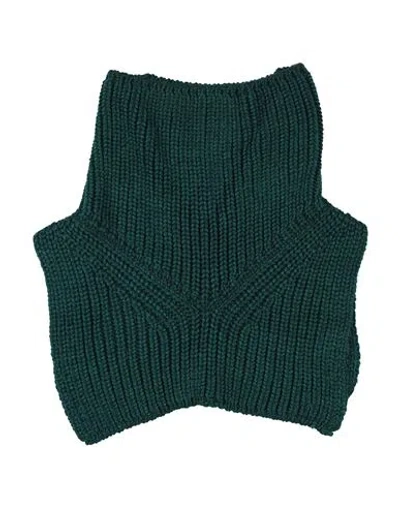 Isabel Marant Woman Scarf Deep Teal Size - Wool, Acrylic In Green