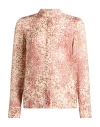 Isabel Marant Multicolored Long-sleeve Top In Pink