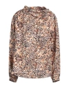 Isabel Marant Woman Shirt Beige Size 10 Viscose, Silk In Brown