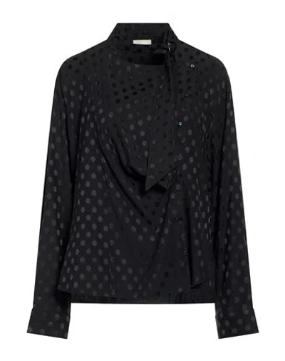 Isabel Marant Woman Shirt Black Size 10 Silk, Elastane