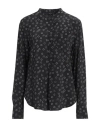 Isabel Marant Woman Shirt Black Size 6 Silk In Black
