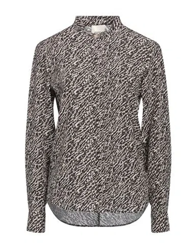 Isabel Marant Woman Shirt Black Size 6 Silk, Elastane