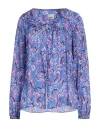 Isabel Marant Prian Printed Top In Blue
