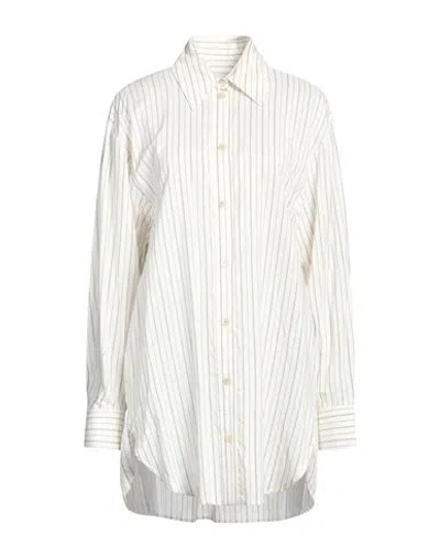 Isabel Marant Woman Shirt Ivory Size 8 Silk, Cupro In White