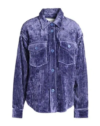 Isabel Marant Woman Shirt Purple Size 6 Viscose, Cotton, Elastane