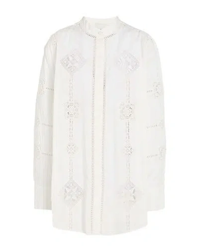 Isabel Marant Woman Shirt White Size 10 Cotton