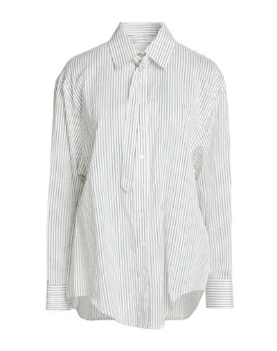 Isabel Marant Woman Shirt White Size 8 Cotton, Silk