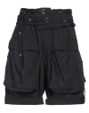 Isabel Marant Woman Shorts & Bermuda Shorts Black Size 4 Modal, Polyamide