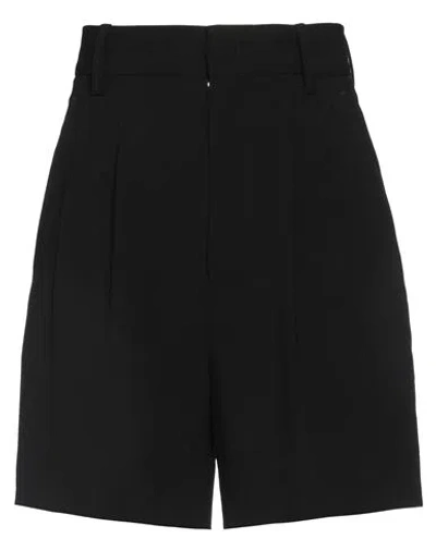 Isabel Marant Woman Shorts & Bermuda Shorts Black Size 4 Triacetate, Polyester