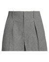 ISABEL MARANT ISABEL MARANT WOMAN SHORTS & BERMUDA SHORTS GREY SIZE 10 VISCOSE, ORGANIC COTTON