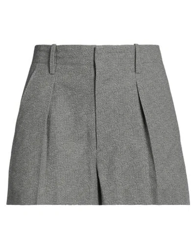 Isabel Marant Woman Shorts & Bermuda Shorts Grey Size 10 Viscose, Organic Cotton