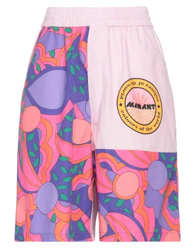 Isabel Marant Woman Shorts & Bermuda Shorts Pink Size 6 Cotton