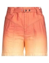 Isabel Marant Kaynetd Tie-dye Effect Shorts In Red
