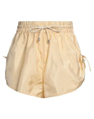 Isabel Marant Woman Shorts & Bermuda Shorts Sand Size 8 Polyamide, Silk, Cotton In Beige