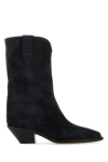 ISABEL MARANT ISABEL MARANT WOMAN SLATE SUEDE ANKLE BOOTS