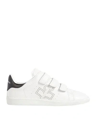 Isabel Marant Woman Sneakers Black Size 8 Beaver Leather
