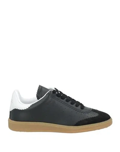 Isabel Marant Bryce Low-top Leather Sneakers In Black