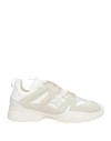 Isabel Marant Woman Sneakers Grey Size 11 Cow Leather, Polyester