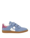 Isabel Marant Woman Sneakers Light Blue Size 5.5 Calfskin, Lambskin