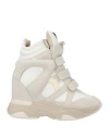 Isabel Marant Balskee High Top Sneakers With Wedge Shoes In Grey