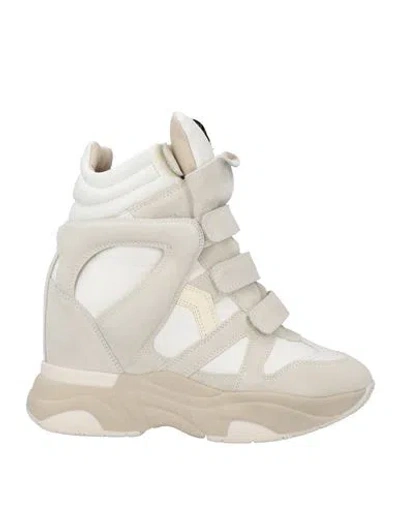 Isabel Marant Balskee High-top Wedge Sneakers In Neutral