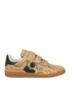 Isabel Marant Woman Sneakers Sand Size 5 Leather In Sand