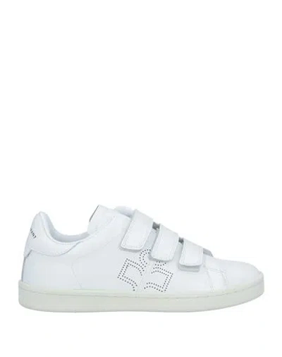 Isabel Marant Woman Sneakers White Size 8 Cow Leather