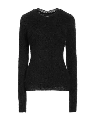 Isabel Marant Woman Sweater Black Size 6 Mohair Wool, Synthetic Fibers, Recycled Polyamide, Wool, El