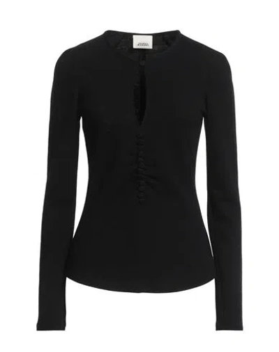 Isabel Marant Woman Sweater Black Size 4 Viscose, Virgin Wool, Polyamide