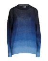 Isabel Marant Woman Sweater Blue Size L Mohair Wool, Polyamide, Wool In Blue