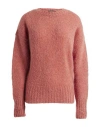 Isabel Marant Woman Sweater Coral Size 8 Mohair Wool, Polyamide In Red