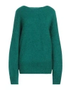 Isabel Marant Woman Sweater Emerald Green Size 10 Mohair Wool, Polyamide In Green