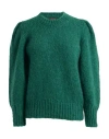 Isabel Marant Woman Sweater Emerald Green Size 4 Mohair Wool, Polyamide In Green