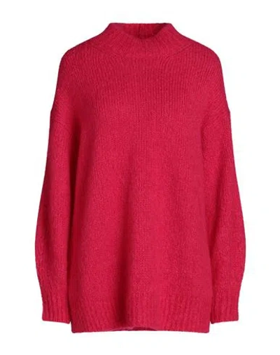 Isabel Marant Woman Sweater Fuchsia Size 4 Mohair Wool, Polyamide In Pink