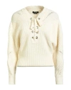Isabel Marant Woman Sweater Ivory Size 8 Cotton, Wool, Polyamide, Elastane