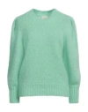 Isabel Marant Woman Sweater Light Green Size 6 Mohair Wool, Polyamide
