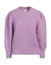 Isabel Marant Woman Sweater Lilac Size 8 Mohair Wool, Polyamide In Purple