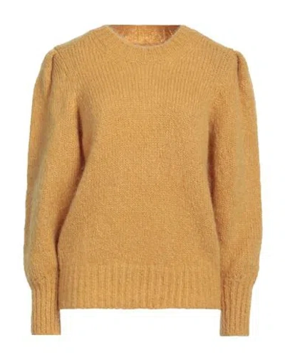 Isabel Marant Woman Sweater Marigold Size 4 Mohair Wool, Polyamide In Yellow