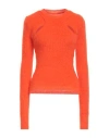 Isabel Marant Alford Cutout Knitted Sweater In Helles Orange