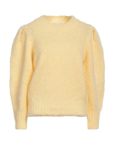 Isabel Marant Woman Sweater Pastel Yellow Size 8 Mohair Wool, Polyamide