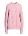 Isabel Marant Woman Sweater Pink Size 10 Alpaca Wool, Acrylic, Cotton, Polyamide