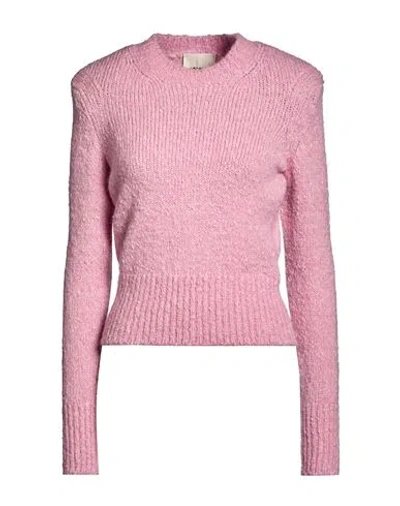 Isabel Marant Woman Sweater Pink Size 12 Acrylic, Alpaca Wool, Cotton, Polyamide
